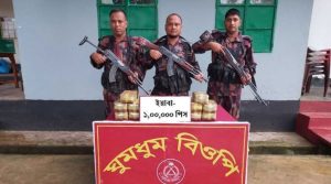 ঘুমধুম সীমান্তে এক লাখ ইয়াবা উদ্ধার, পাচারকারীরা পলাতক